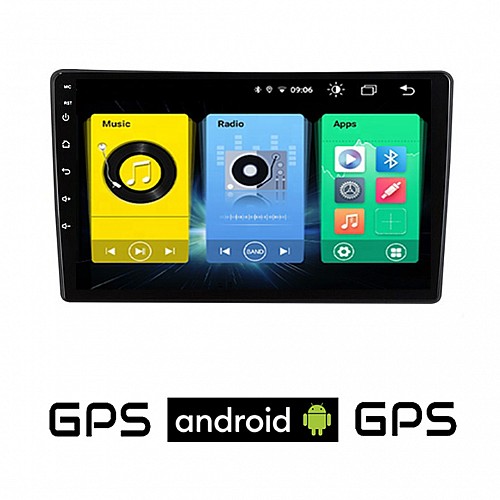 FORD FIESTA (μετά το 2018) Android οθόνη αυτοκίνητου με GPS WI-FI (ηχοσύστημα αφής 10" ιντσών OEM Youtube Playstore MP3 USB Radio Bluetooth Mirrorlink εργοστασιακή, 4x60W, AUX)