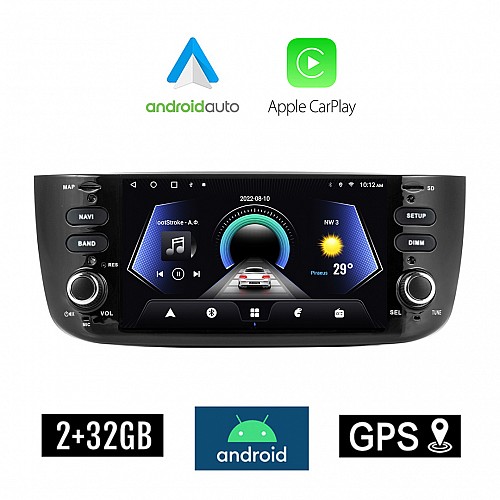 FIAT GRANDE PUNTO (μετά το 2012) Android οθόνη αυτοκίνητου 2+32GB με GPS WI-FI DSP (ηχοσύστημα αφής 6.1" ιντσών OEM Youtube Playstore Spotify MP3 USB Radio Bluetooth 4x60W navi πλοηγός Mirrorlink εργοστασιακoύ τύπου)