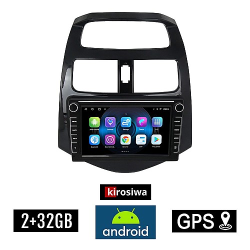 CHEVROLET SPARK 2009-2015 Android οθόνη αυτοκίνητου 2GB με GPS WI-FI (ηχοσύστημα αφής 8" ιντσών OEM Youtube Playstore MP3 USB Radio Bluetooth Mirrorlink  εργοστασιακή, 4x60W, Navi)
