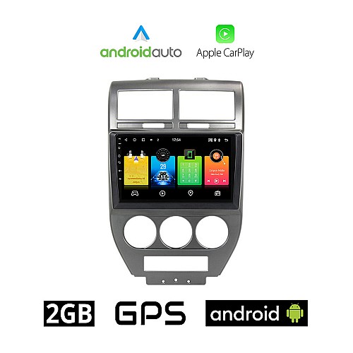 JEEP PATRIOT (2006 - 2016) Android οθόνη αυτοκίνητου 2GB με GPS WI-FI (ηχοσύστημα αφής 10" ιντσών OEM Android Auto Apple Carplay Youtube Playstore MP3 USB Radio Bluetooth Mirrorlink 4x60W εργοστασιακού τύπου)