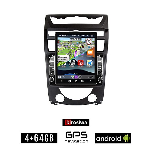 KIROSIWA SSANGYONG REXTON (2006-2015) Android οθόνη αυτοκίνητου 4GB με GPS WI-FI (ηχοσύστημα αφής 9.7" ιντσών OEM Youtube Playstore MP3 USB Radio 4+64GB Bluetooth Mirrorlink εργοστασιακή, 4x60W, AUX)