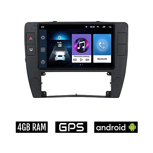 VOLKSWAGEN PASSAT (2000 - 2005) Android οθόνη αυτοκίνητου 4GB με GPS WI-FI (ηχοσύστημα αφής 9" ιντσών OEM Youtube Playstore MP3 USB Radio Bluetooth Mirrorlink VW εργοστασιακή, 4x60W, AUX)