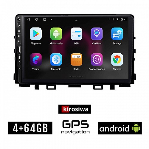 KIA STONIC (μετά το 2017) Android οθόνη αυτοκίνητου 4GB με GPS WI-FI (ηχοσύστημα αφής 9" ιντσών OEM Youtube Playstore MP3 USB Radio Bluetooth Mirrorlink εργοστασιακή 4x60W, Navi)