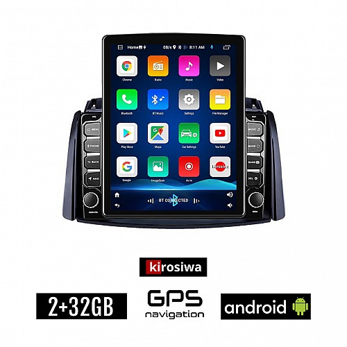 KIROSIWA RENAULT KOLEOS (2006-2017) Android οθόνη αυτοκίνητου 2GB με GPS WI-FI (ηχοσύστημα αφής 9.7" ιντσών OEM Youtube Playstore MP3 USB Radio Bluetooth Mirrorlink εργοστασιακή, 4x60W, AUX)