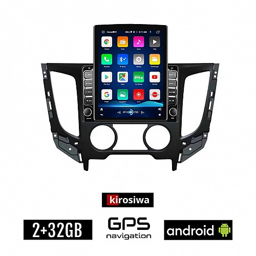 KIROSIWA FIAT FULLBACK μετά το 2016 A/C Android οθόνη αυτοκίνητου 2GB με GPS WI-FI (ηχοσύστημα αφής 9.7" ιντσών OEM Youtube Playstore MP3 USB Radio Bluetooth Mirrorlink εργοστασιακή, 4x60W, AUX)