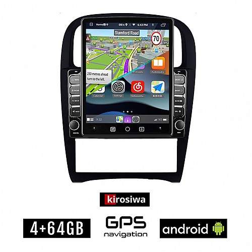 KIROSIWA HYUNDAI SONATA 2000-2006 Android οθόνη αυτοκίνητου 4GB με GPS WI-FI (ηχοσύστημα αφής 9.7" ιντσών OEM Youtube Playstore MP3 USB Radio 4+64GB Bluetooth Mirrorlink εργοστασιακή, 4x60W, AUX)