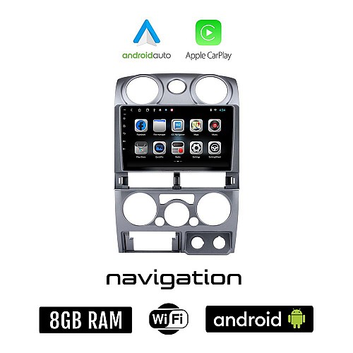 ISUZU D-MAX (2008-2012) Android οθόνη αυτοκίνητου 8GB + 128GB με GPS WI-FI (ηχοσύστημα αφής 9" ιντσών OEM Android Auto Apple Carplay Youtube Playstore MP3 USB Radio Bluetooth Mirrorlink εργοστασιακή, 4x60W)