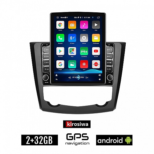 KIROSIWA RENAULT KADJAR (μετά το 2015) Android οθόνη αυτοκίνητου 2GB με GPS WI-FI (ηχοσύστημα αφής 9.7" ιντσών OEM Youtube Playstore MP3 USB Radio Bluetooth Mirrorlink εργοστασιακή, 4x60W, AUX)