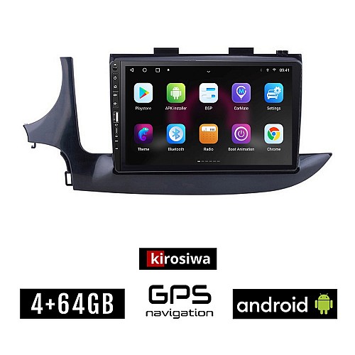 OPEL MOKKA (μετά το 2016) Android οθόνη αυτοκίνητου 4GB με GPS WI-FI (ηχοσύστημα αφής 9" ιντσών OEM Youtube Playstore MP3 USB Radio Bluetooth Mirrorlink εργοστασιακή, 4x60W, Navi)