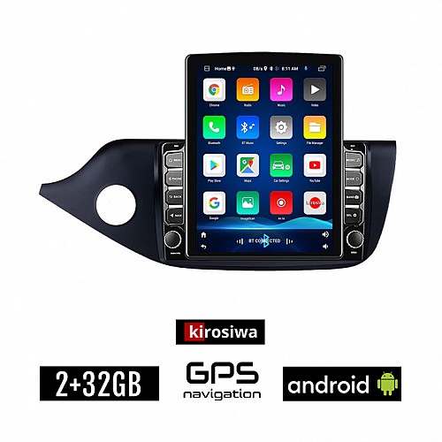 KIROSIWA KIA CEED (2012-2018) Android οθόνη αυτοκίνητου 2GB με GPS WI-FI (ηχοσύστημα αφής 9.7" ιντσών OEM Youtube Cee'd Playstore MP3 USB Radio Bluetooth Mirrorlink 4x60W εργοστασιακού τύπου)