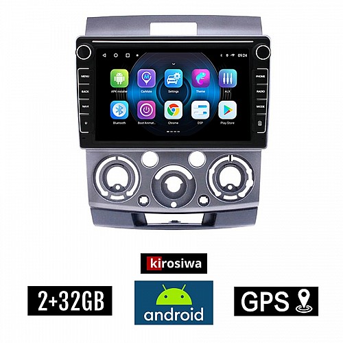 MAZDA BT-50 (2006-2011) Android οθόνη αυτοκίνητου 2GB με GPS WI-FI (ηχοσύστημα αφής 8" ιντσών OEM Youtube Playstore MP3 USB Radio Bluetooth Mirrorlink εργοστασιακή, 4x60W, Navi)