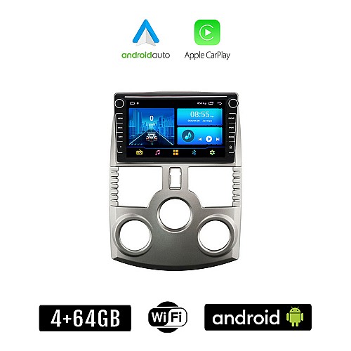DAIHATSU TERIOS (2006 - 2017) Android οθόνη αυτοκίνητου 4+64GB με GPS WI-FI (ηχοσύστημα αφής 8" ιντσών 4GB CarPlay Android Auto Car Play Youtube Playstore MP3 USB Radio Bluetooth Mirrorlink εργοστασιακή 4x60W, Navi)