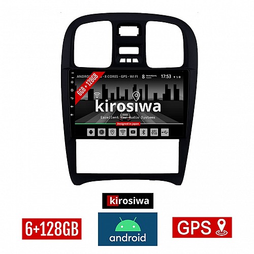 KIROSIWA 6+128GB HYUNDAI SONATA 2000-2006 Android οθόνη αυτοκίνητου 6GB με GPS WI-FI (ηχοσύστημα αφής 9" ιντσών OEM Youtube Playstore MP3 USB Radio Bluetooth Mirrorlink DSP Apple Carplay Android Auto 4G SIM card 4x60W) RX-2245