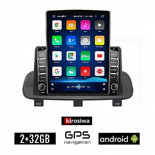 KIROSIWA NISSAN QASHQAI (μετά το 2021) Android οθόνη αυτοκίνητου 2GB με GPS WI-FI (ηχοσύστημα αφής 9.7" ιντσών OEM Youtube Playstore MP3 USB Radio Bluetooth Mirrorlink εργοστασιακή, 4x60W, AUX)
