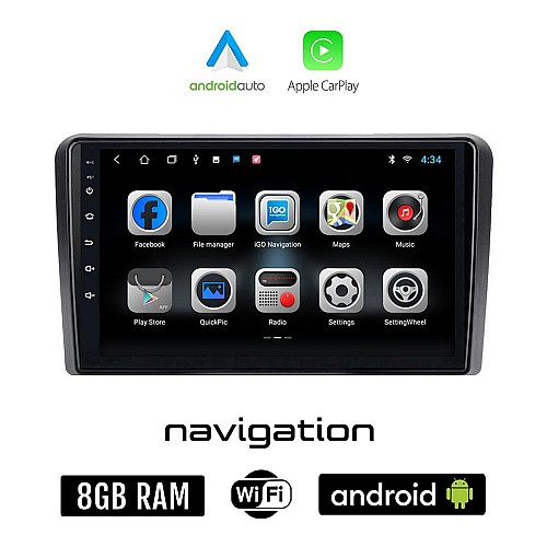 HONDA  JAZZ (μετά το 2019) Android οθόνη αυτοκίνητου 8GB + 128GB με GPS WI-FI (ηχοσύστημα αφής 10" ιντσών OEM Android Auto Apple Carplay Youtube Playstore MP3 USB Radio Bluetooth Mirrorlink εργοστασιακή, 4x60W)