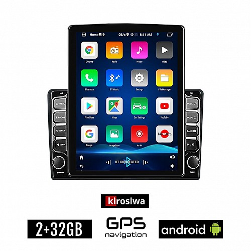 KIROSIWA SEAT EXEO (2008 - 2013) Android οθόνη αυτοκίνητου 2GB με GPS WI-FI (ηχοσύστημα αφής 9.7" ιντσών OEM Youtube Playstore MP3 USB Radio Bluetooth Mirrorlink εργοστασιακή, 4x60W, AUX)