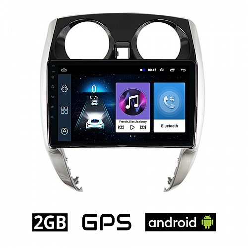 NISSAN NOTE (μετά το 2012) Android οθόνη αυτοκίνητου 2GB με GPS WI-FI (ηχοσύστημα αφής 10" ιντσών OEM Youtube Playstore MP3 USB Radio Bluetooth Mirrorlink εργοστασιακή, 4x60W, AUX) NIS552C-2GB