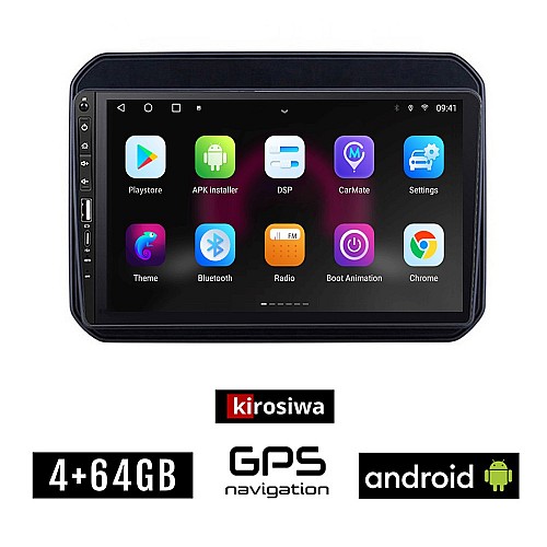 SUZUKI IGNIS (μετά το 2016) Android οθόνη αυτοκίνητου 4GB με GPS WI-FI (ηχοσύστημα αφής 9" ιντσών OEM Youtube Playstore MP3 USB Radio Bluetooth Mirrorlink εργοστασιακή, Navi, 4x60W)