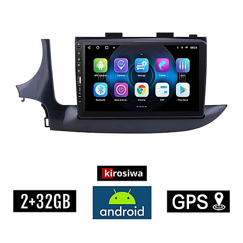 OPEL MOKKA (μετά το 2016) Android οθόνη αυτοκίνητου 2GB με GPS WI-FI (ηχοσύστημα αφής 9" ιντσών OEM Youtube Playstore MP3 USB Radio Bluetooth Mirrorlink εργοστασιακή, 4x60W, Navi) WR7078297