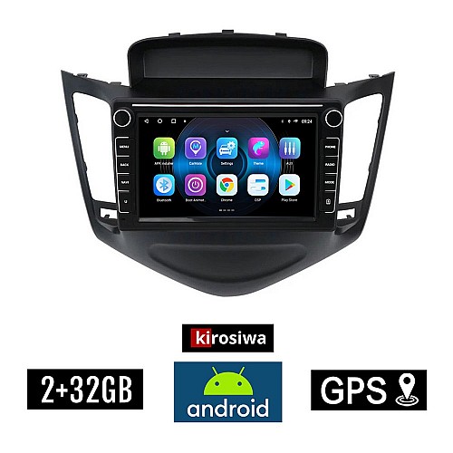 CHEVROLET CRUZE 2008-2012 Android οθόνη αυτοκίνητου 2GB με GPS WI-FI (ηχοσύστημα αφής 8" ιντσών OEM Youtube Playstore MP3 USB Radio Bluetooth Mirrorlink  εργοστασιακή, 4x60W, Navi)