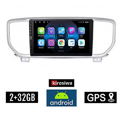 KIA SPORTAGE (μετά το 2018) Android οθόνη αυτοκίνητου 2GB με GPS WI-FI (ηχοσύστημα αφής 9" ιντσών OEM Youtube Playstore MP3 USB Radio Bluetooth Mirrorlink εργοστασιακή, 4x60W, Navi) WR7078190