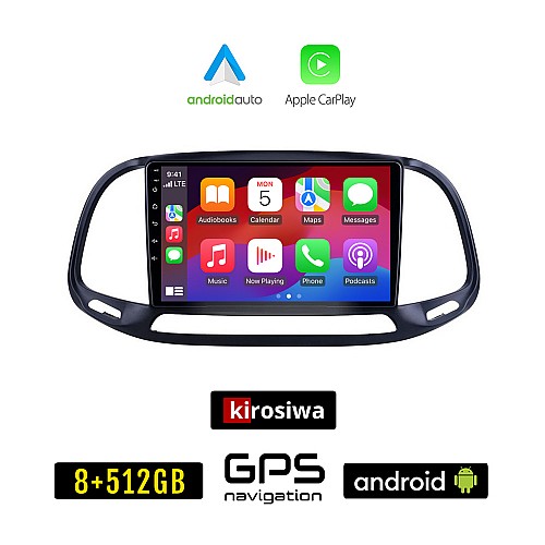 KIROSIWA OPEL COMBO (2015 - 2018) Android οθόνη αυτοκίνητου 8GB + 256GB με GPS WI-FI (ηχοσύστημα αφής 9" ιντσών OEM Android Auto Apple Carplay Youtube Playstore MP3 USB Radio Bluetooth Mirrorlink εργοστασιακή, 4x60W, AUX)