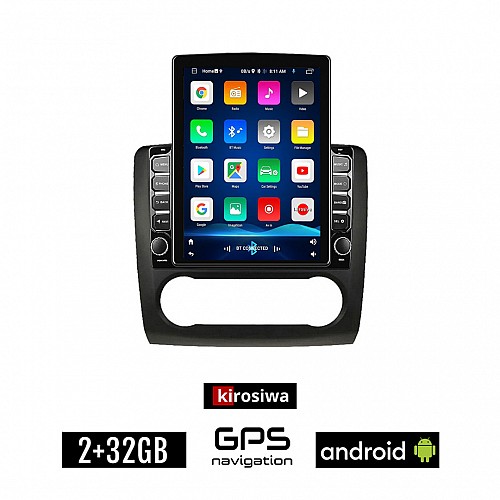KIROSIWA FORD FOCUS (2005 - 2011) *Με αυτόματο κλιματισμό Android οθόνη αυτοκίνητου 2GB με GPS WI-FI (ηχοσύστημα αφής 9.7" ιντσών OEM Youtube Playstore MP3 USB Radio Bluetooth εργοστασιακή 4x60W μαύρο)