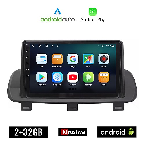 KIROSIWA NISSAN QASHQAI (μετά το 2021) Android οθόνη αυτοκίνητου 2GB με GPS WI-FI (ηχοσύστημα αφής 10" ιντσών OEM Android Auto Apple Carplay Youtube Playstore MP3 USB Radio Bluetooth Mirrorlink εργοστασιακή, 4x60W, AUX)