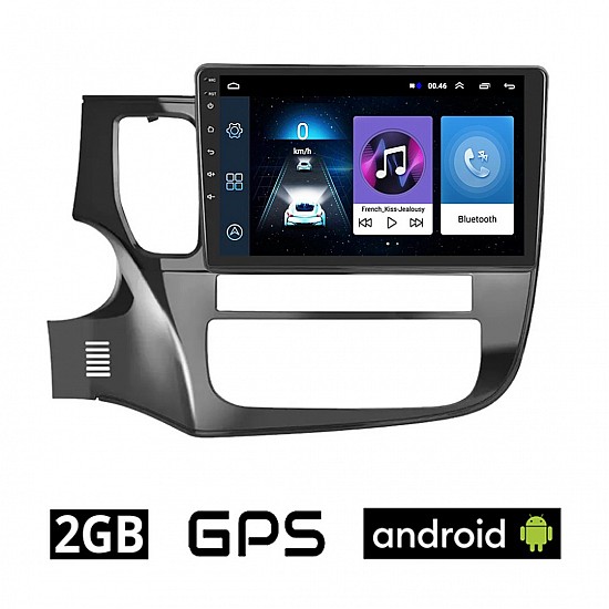 MITSUBISHI OUTLANDER (μετά το 2013) Android οθόνη αυτοκίνητου 2GB με GPS WI-FI (ηχοσύστημα αφής 10 ιντσών OEM Youtube Playstore MP3 USB Radio Bluetooth Mirrorlink εργοστασιακή, 4x60W,AUX) MIT327-2GB