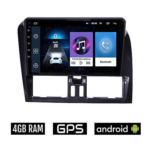 VOLVO XC60 (2009 - 2017) Android οθόνη αυτοκίνητου 4GB με GPS WI-FI (ηχοσύστημα αφής 9" ιντσών OEM Youtube Playstore MP3 USB Radio Bluetooth Mirrorlink εργοστασιακή, 4x60W, AUX, μαύρο, black)