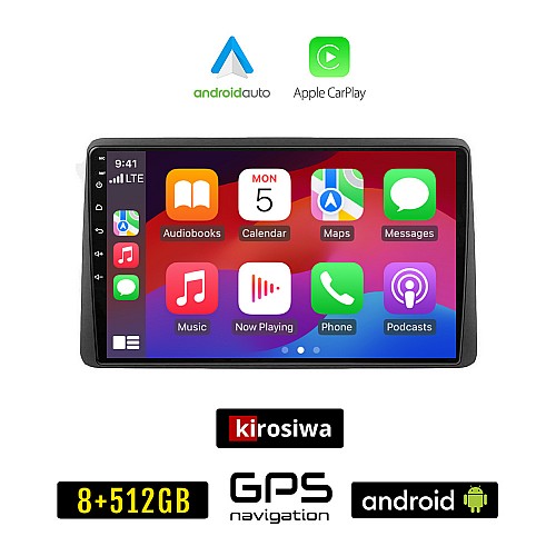 KIROSIWA NISSAN JUKE (μετά το 2021) Android οθόνη αυτοκίνητου 8GB + 256GB με GPS WI-FI (ηχοσύστημα αφής 10" ιντσών OEM Android Auto Apple Carplay Youtube Playstore MP3 USB Radio Bluetooth Mirrorlink εργοστασιακή, 4x60W, AUX)