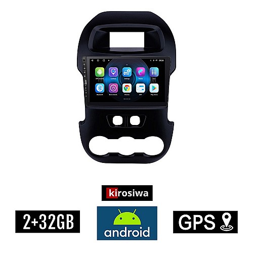FORD RANGER 2011-2015 Android οθόνη αυτοκίνητου 2GB με GPS WI-FI (ηχοσύστημα αφής 9" ιντσών OEM Youtube Playstore MP3 USB Radio Bluetooth Mirrorlink εργοστασιακή, 4x60W, Navi) WR7078092