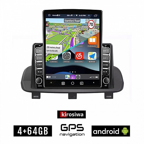 KIROSIWA NISSAN QASHQAI (μετά το 2021) Android οθόνη αυτοκίνητου 4GB με GPS WI-FI (ηχοσύστημα αφής 9.7" ιντσών OEM Youtube Playstore MP3 USB Radio 4+64GB Bluetooth Mirrorlink εργοστασιακή, 4x60W, AUX)