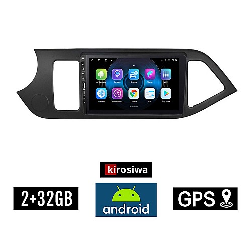 KIA PICANTO (2011 - 2017) Android οθόνη αυτοκίνητου 2GB με GPS WI-FI (ηχοσύστημα αφής 9" ιντσών OEM Youtube Playstore MP3 USB Radio Bluetooth Mirrorlink εργοστασιακή, 4x60W, Navi) WR7078176