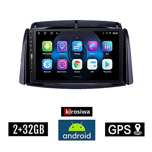 RENAULT KOLEOS (2006-2017) Android οθόνη αυτοκίνητου 2GB με GPS WI-FI (ηχοσύστημα αφής 9" ιντσών OEM Youtube Playstore MP3 USB Radio Bluetooth Mirrorlink εργοστασιακή, 4x60W, Navi) WR7078321