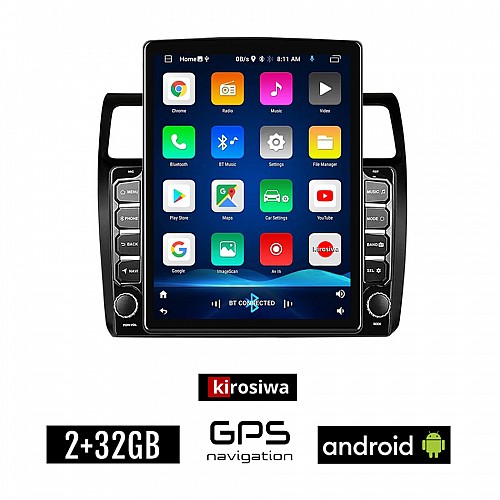 KIROSIWA SUZUKI SWIFT (2005 - 2011) Android οθόνη αυτοκίνητου 2GB με GPS WI-FI (ηχοσύστημα αφής 9.7" ιντσών OEM Youtube Playstore MP3 USB Radio Bluetooth Mirrorlink εργοστασιακή, 4x60W)