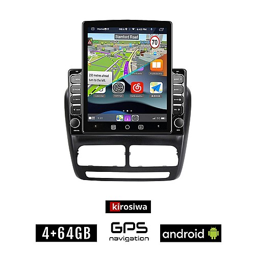 KIROSIWA OPEL COMBO (2012 - 2015) Android οθόνη αυτοκίνητου 4GB με GPS WI-FI (ηχοσύστημα αφής 9.7" ιντσών OEM Youtube Playstore MP3 USB Radio 4+64GB Bluetooth Mirrorlink εργοστασιακή, 4x60W, AUX)