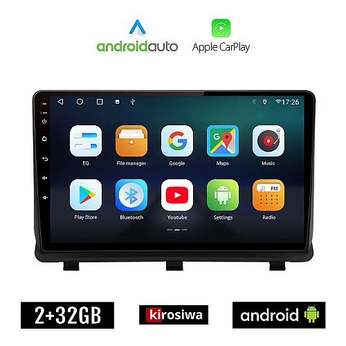 KIROSIWA OPEL ANTARA (μετά το 2006) Android οθόνη αυτοκίνητου 2GB με GPS WI-FI (ηχοσύστημα αφής 9" ιντσών OEM Android Auto Apple Carplay Youtube Playstore MP3 USB Radio Bluetooth Mirrorlink εργοστασιακή, 4x60W, AUX)