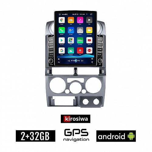 KIROSIWA ISUZU D-MAX (2008-2012) Android οθόνη αυτοκίνητου 2GB με GPS WI-FI (ηχοσύστημα αφής 9.7" ιντσών OEM Youtube Playstore MP3 USB Radio Bluetooth Mirrorlink εργοστασιακή, 4x60W, AUX)