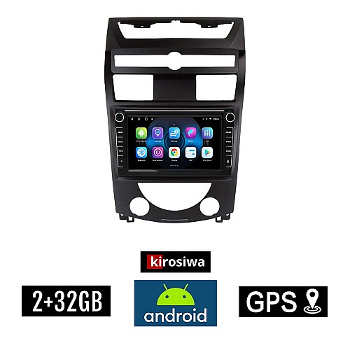SSANGYONG REXTON (2006-2015) Android οθόνη αυτοκίνητου 2GB με GPS WI-FI (ηχοσύστημα αφής 8" ιντσών OEM Youtube Playstore MP3 USB Radio Bluetooth Mirrorlink εργοστασιακή, 4x60W, Navi)