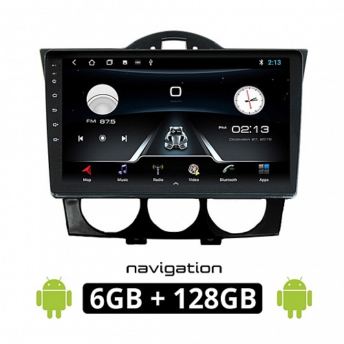 MAZDA RX-8 (2001 - 2008) Android οθόνη αυτοκίνητου 6GB με GPS WI-FI (ηχοσύστημα αφής 9" ιντσών OEM Youtube Playstore MP3 USB Radio Bluetooth Mirrorlink εργοστασιακή, 4x60W, AUX) MA759-6GB