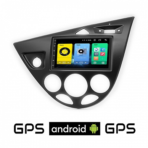 FORD FOCUS (1998-2004) Android οθόνη αυτοκίνητου με GPS WI-FI (ηχοσύστημα αφής 7" ιντσών OEM Youtube Playstore MP3 USB Radio Bluetooth Mirrorlink εργοστασιακή, 4x60W, AUX) FR55