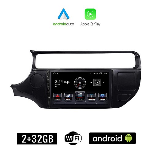 KIA RIO (2015 - 2017) Android οθόνη αυτοκίνητου 2+32GB με GPS WI-FI (ηχοσύστημα αφής 9" ιντσών Apple CarPlay Android Auto 2GB Car Play Youtube Playstore MP3 USB Radio Bluetooth Mirrorlink εργοστασιακή, 4x60W, Navi)