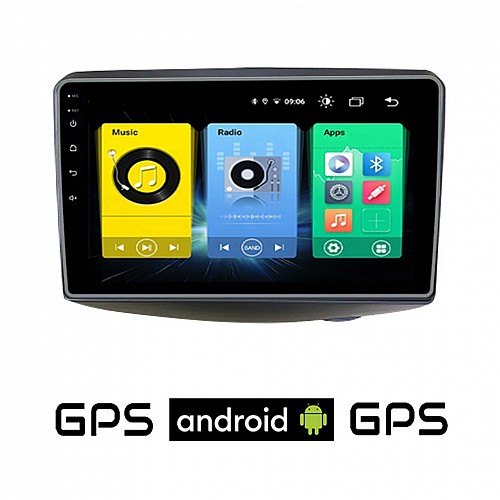 TOYOTA YARIS (1999-2004) Android οθόνη αυτοκίνητου με GPS WI-FI (ηχοσύστημα αφής 9" ιντσών OEM Youtube Playstore MP3 USB Radio Bluetooth Mirrorlink εργοστασιακή, 4x60W) TO97