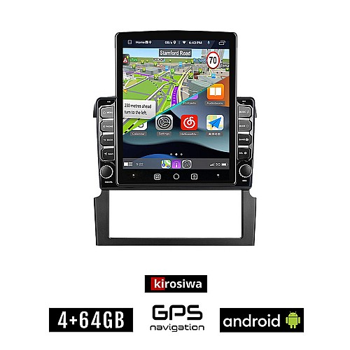 KIROSIWA KIA SORENTO 2006-2009 Android οθόνη αυτοκίνητου 4GB με GPS WI-FI (ηχοσύστημα αφής 9.7" ιντσών OEM Youtube Playstore MP3 USB Radio 4+64GB Bluetooth Mirrorlink εργοστασιακή, 4x60W, AUX)