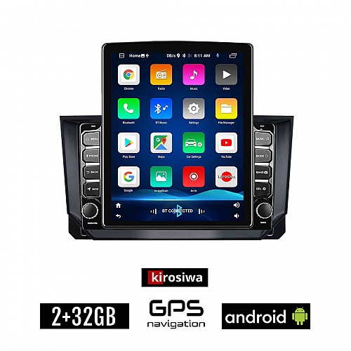 KIROSIWA SEAT IBIZA (μετά το 2018) Android οθόνη αυτοκίνητου 2GB με GPS WI-FI (ηχοσύστημα αφής 9.7" ιντσών OEM Youtube Playstore MP3 USB Radio Bluetooth Mirrorlink εργοστασιακή, 4x60W, AUX)