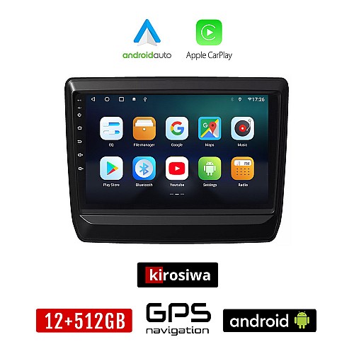 KIROSIWA ISUZU D-MAX (μετά το 2021) Android οθόνη αυτοκίνητου 12GB + 512GB με GPS WI-FI (ηχοσύστημα αφής 9" ιντσών OEM Android Auto Apple Carplay Youtube Playstore MP3 USB Radio Bluetooth Mirrorlink εργοστασιακή, 4x60W, AUX)