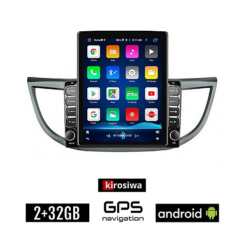 KIROSIWA HONDA CR-V (2013 - 2017) Android οθόνη αυτοκίνητου 2GB με GPS WI-FI (ηχοσύστημα αφής 9.7" ιντσών OEM Youtube Playstore MP3 USB Radio Bluetooth Mirrorlink εργοστασιακή, 4x60W, AUX)