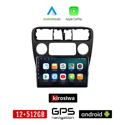 KIROSIWA HONDA ACCORD COUPE (1998-2004) Android οθόνη αυτοκίνητου 12GB + 512GB με GPS WI-FI (ηχοσύστημα αφής 9" ιντσών OEM Android Auto Apple Carplay Youtube Playstore MP3 USB Radio Bluetooth Mirrorlink εργοστασιακή, 4x60W, AUX)