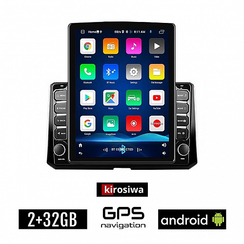 KIROSIWA TOYOTA COROLLA (μετά το 2019) Android οθόνη αυτοκίνητου 2GB με GPS WI-FI (ηχοσύστημα αφής 9.7" ιντσών OEM Youtube Playstore MP3 USB Radio Bluetooth Mirrorlink εργοστασιακή, AUX, 4 x 60W)